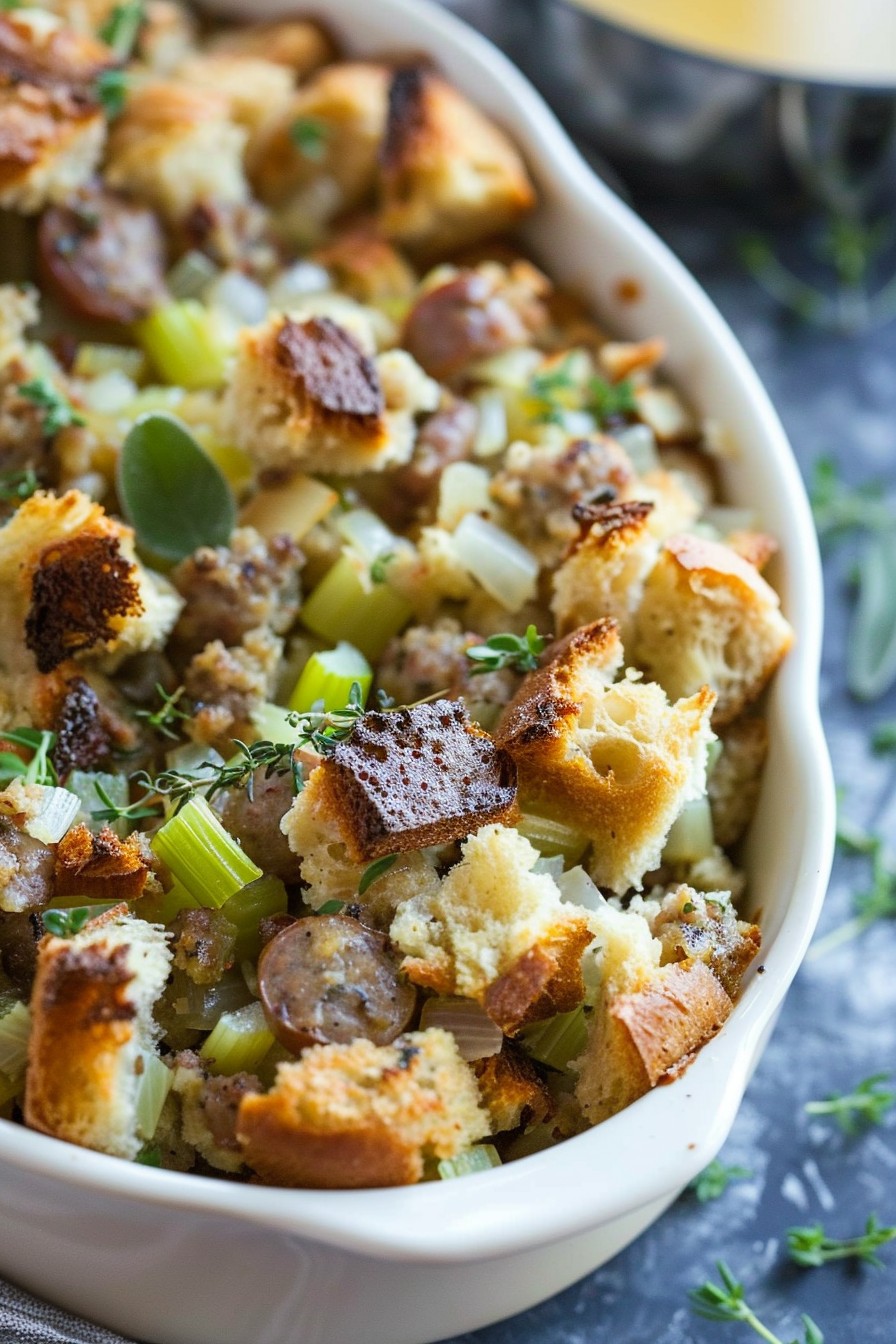 Basic Sausage Stuffing Recipe
