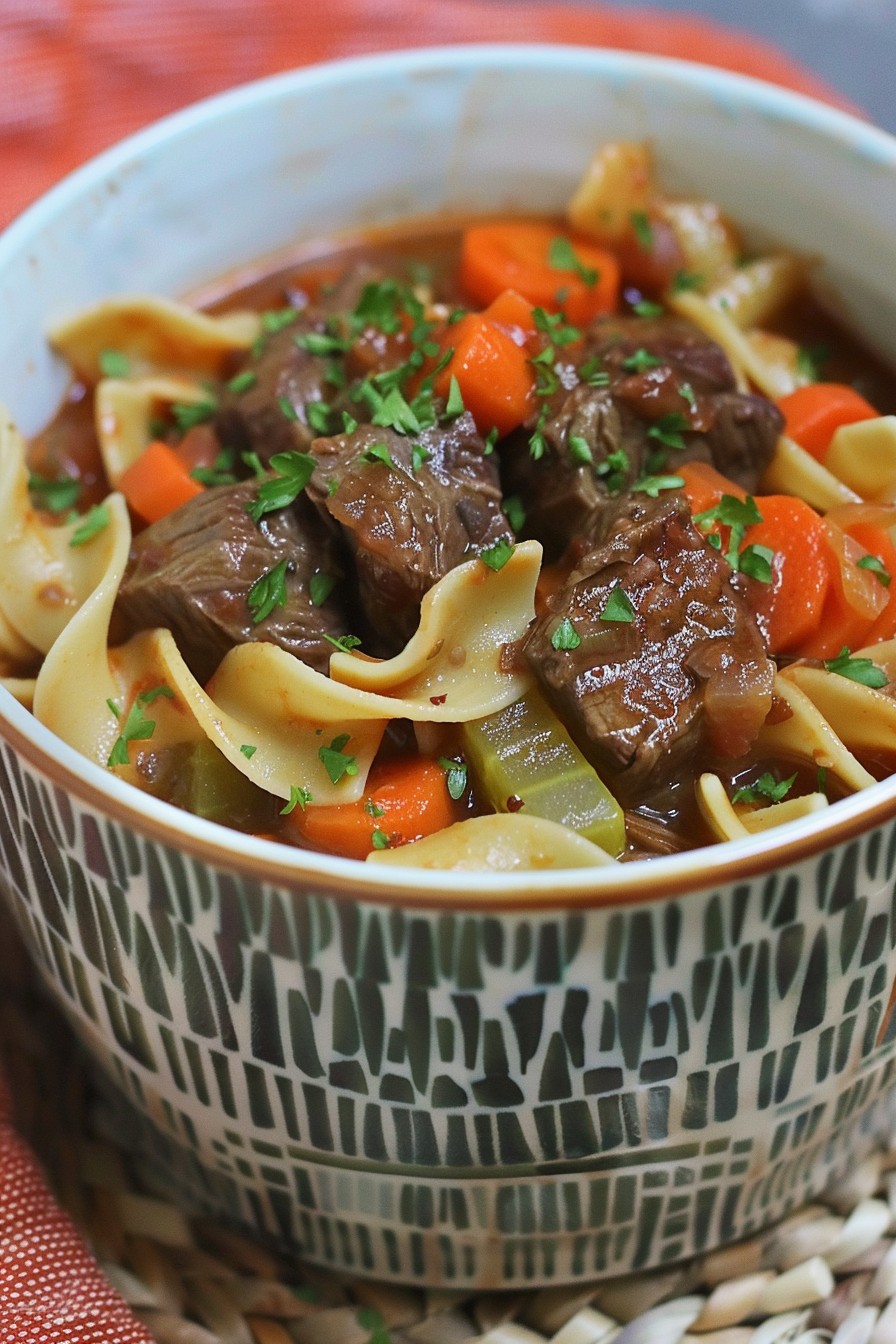 Beef Stew And Noodles Recipe