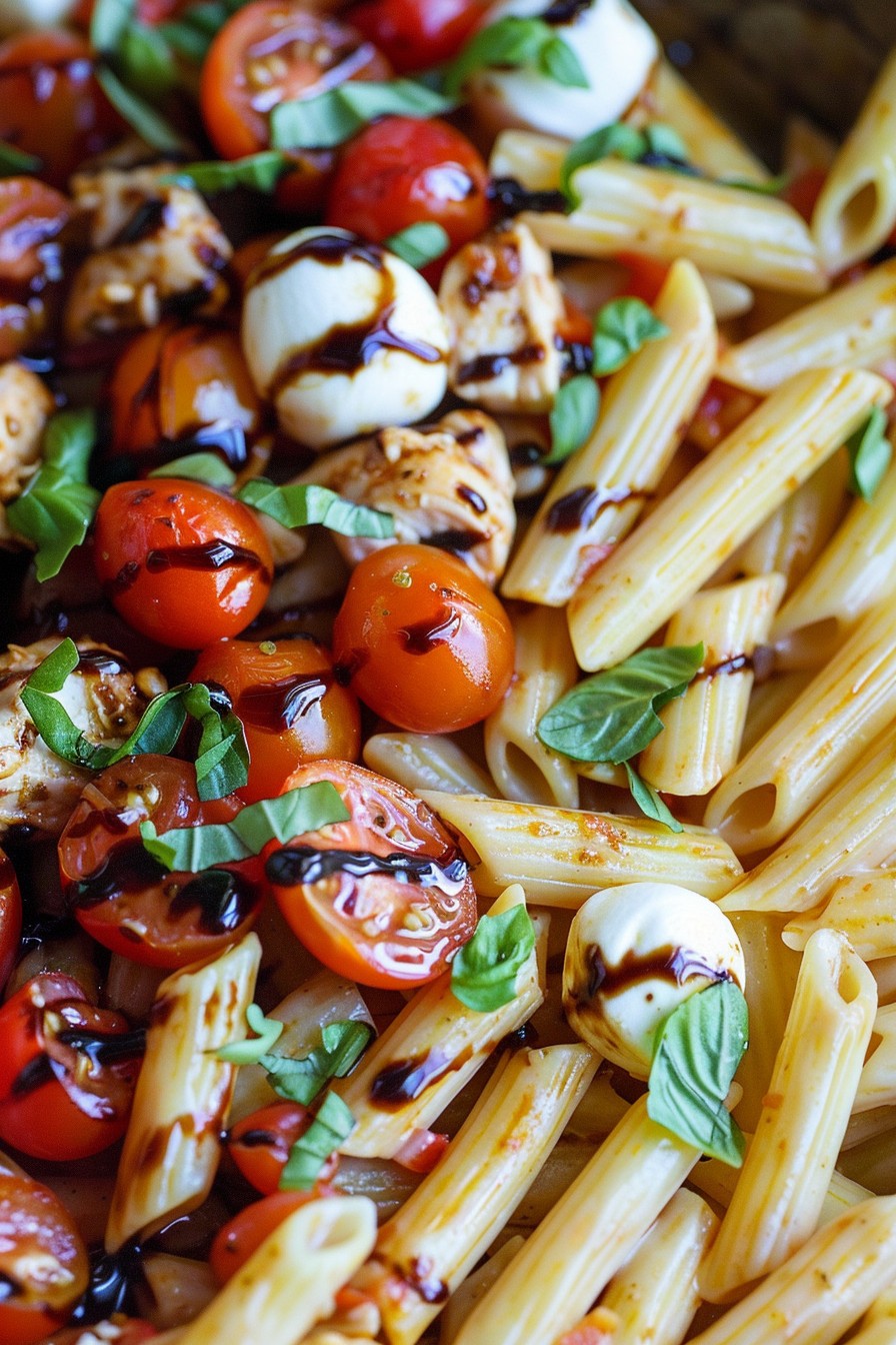 Caprese Chicken Pasta Recipe