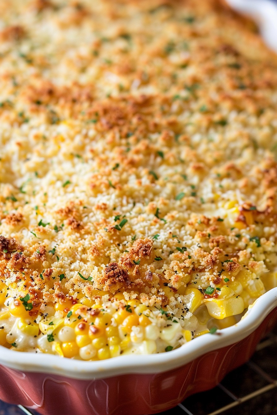Cheesy Corn Bake Casserole Recipe