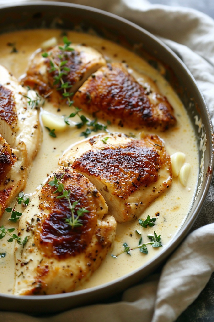Chicken With Cream Sauce Recipe