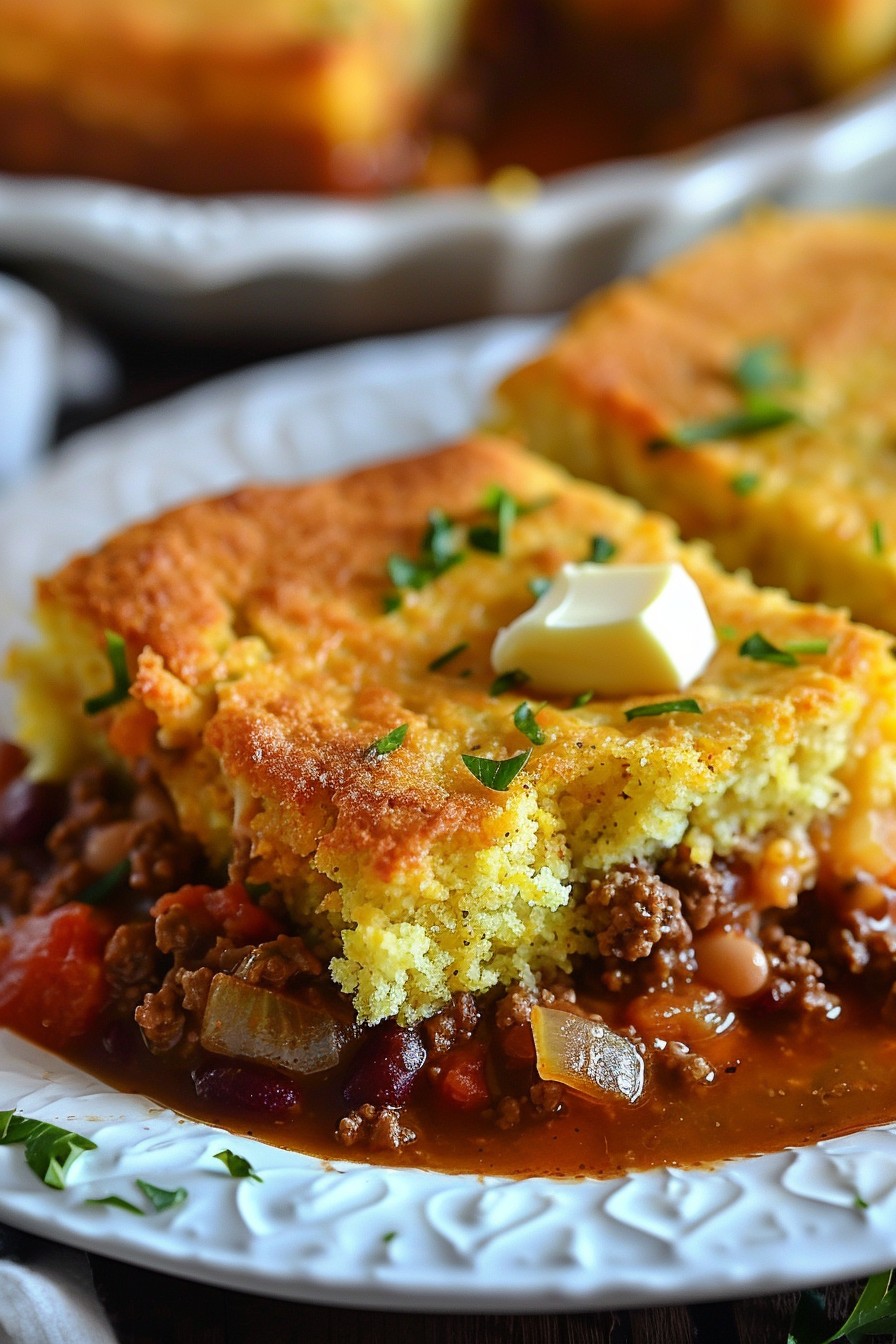 Chili And Cornbread Casserole Recipe