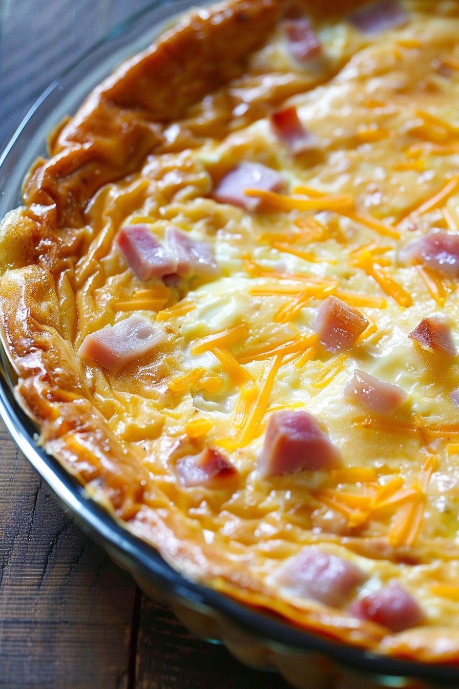 Crustless Quiche Recipe Ham And Cheese