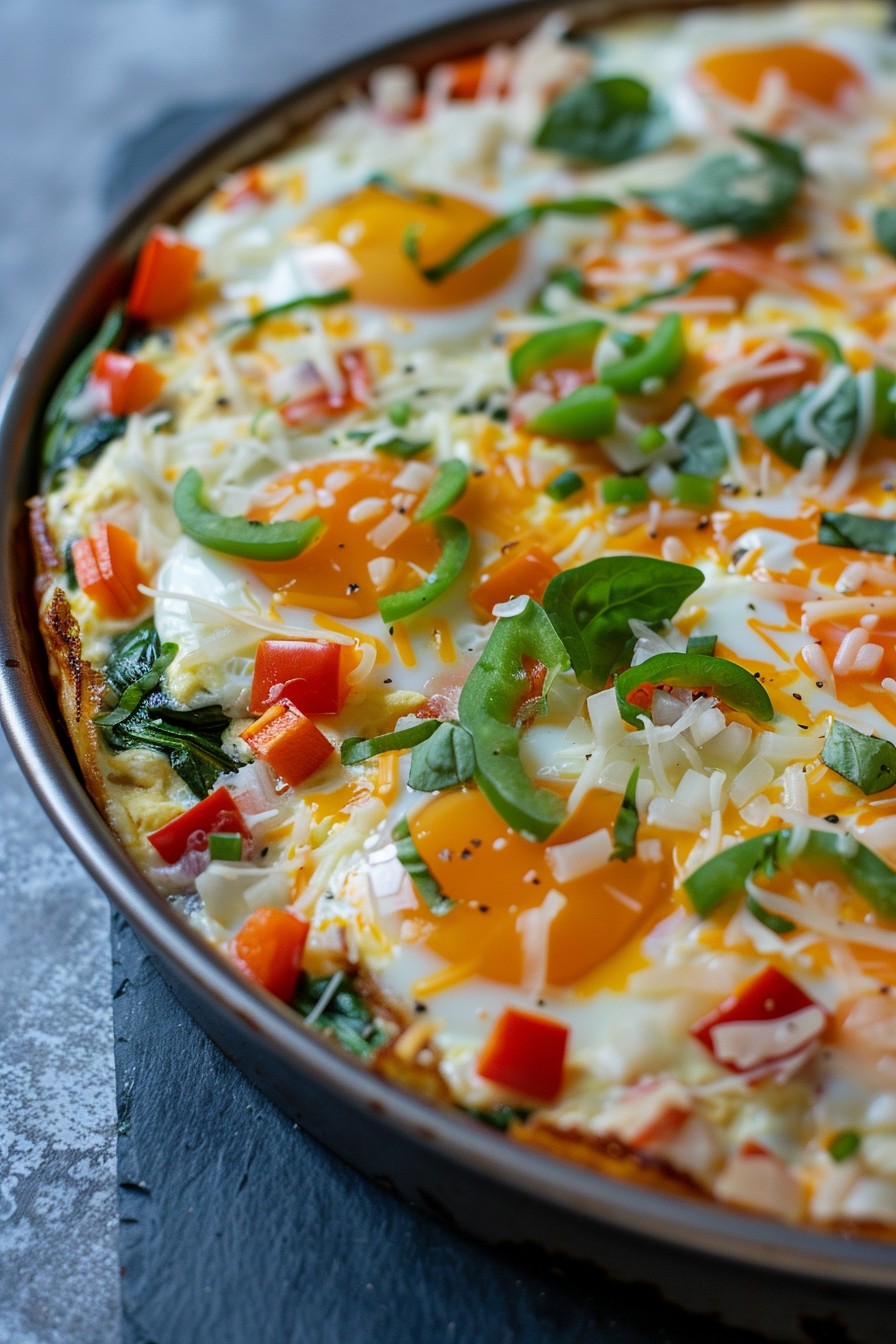 Egg And Vegetable Bake Recipe