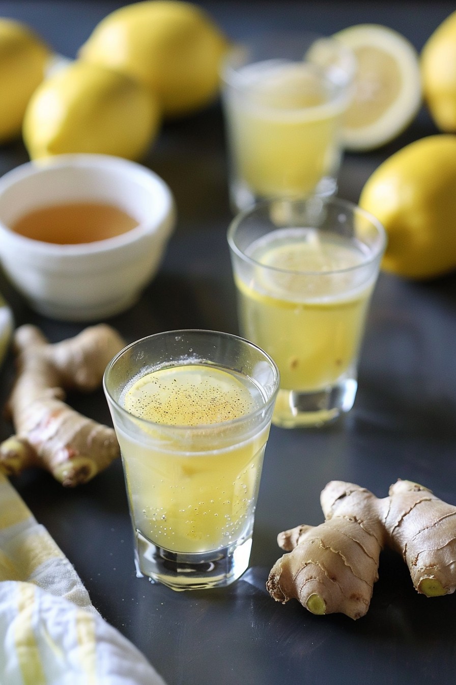 Ginger Lemon Shot Recipe