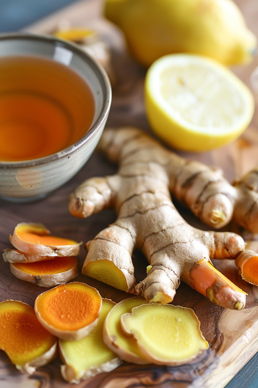 Ginger Turmeric Lemon Tea Recipe