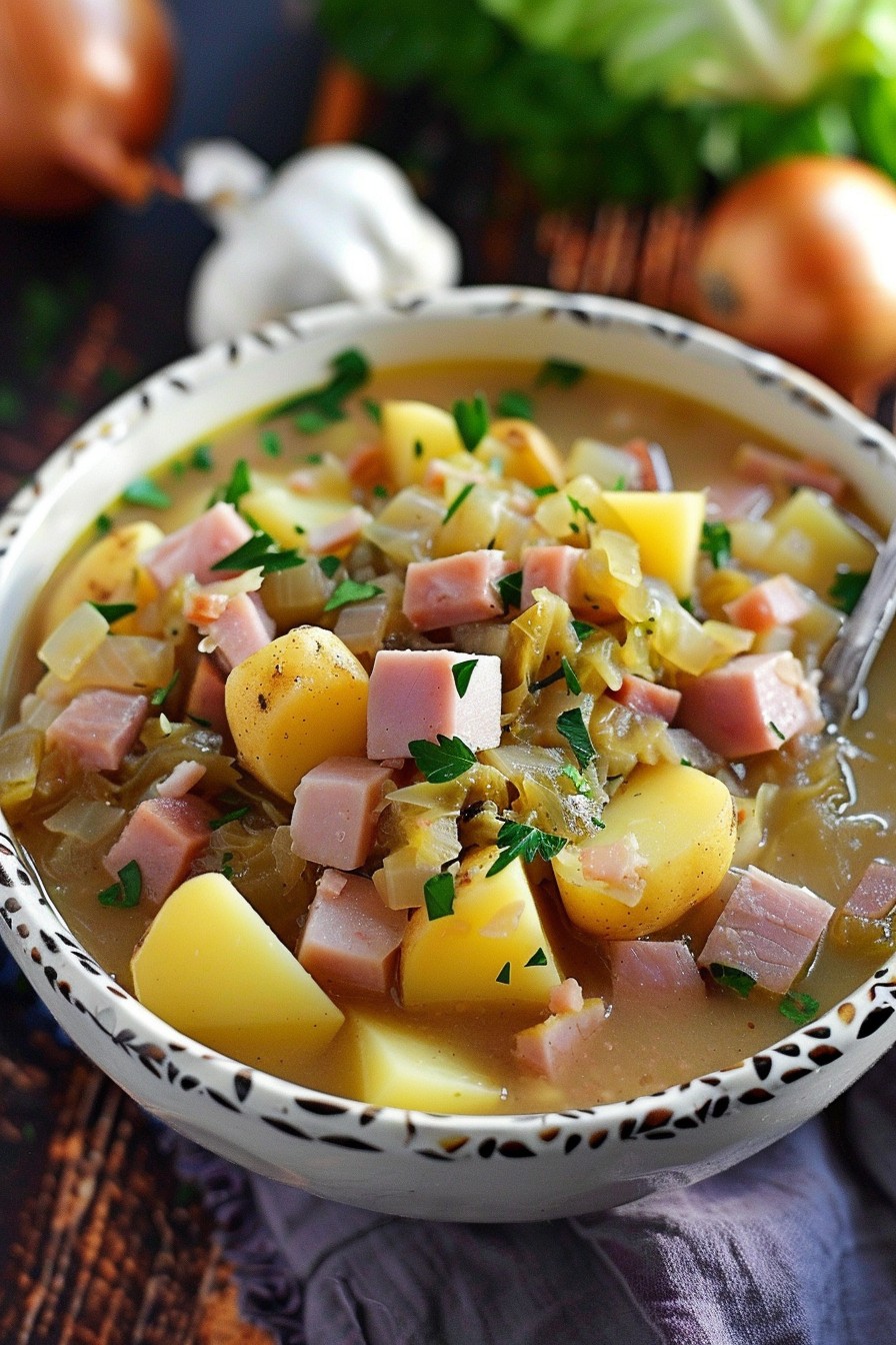 Ham Potatoes And Cabbage Recipe