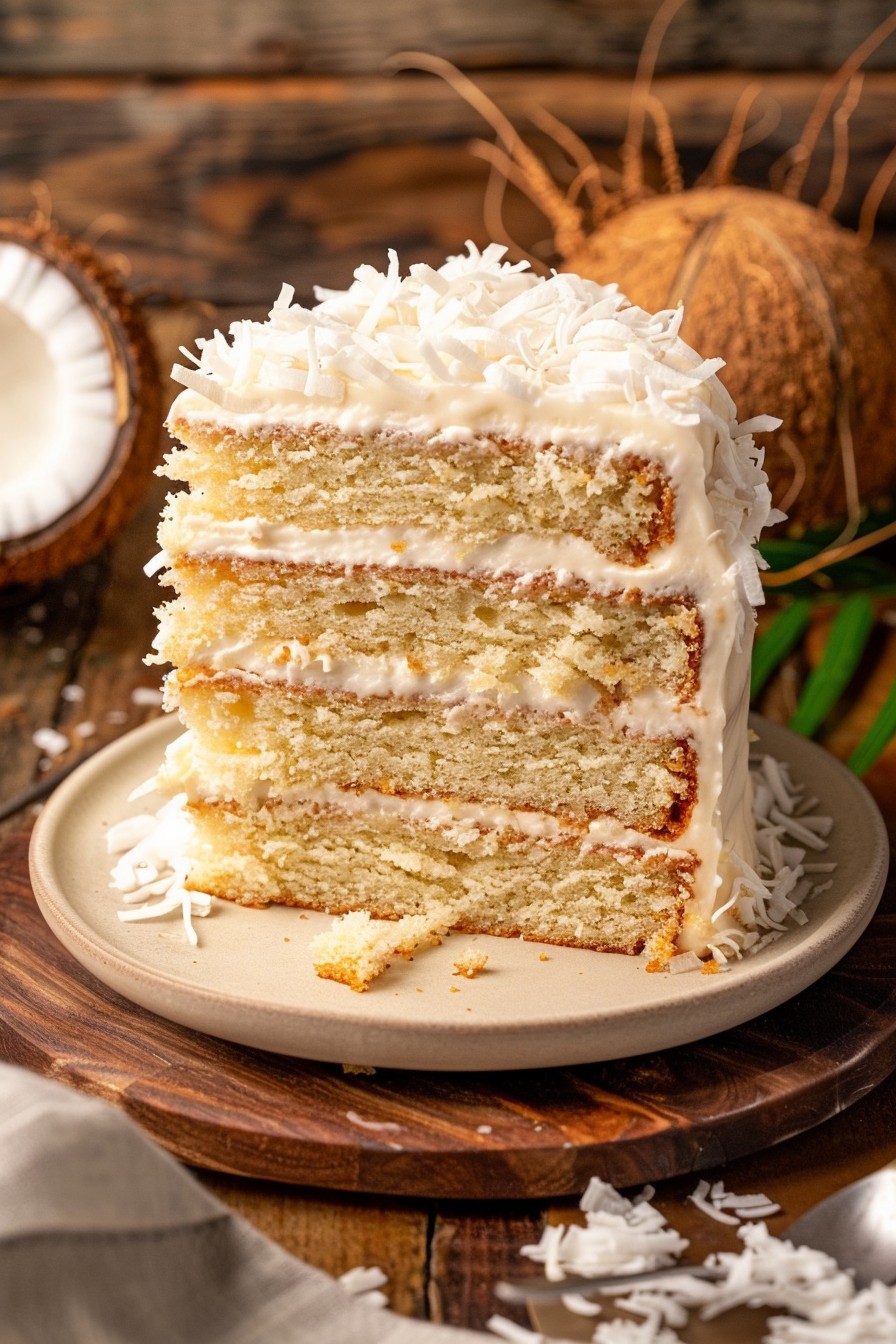Old Fashioned Coconut Cake Recipe Easy