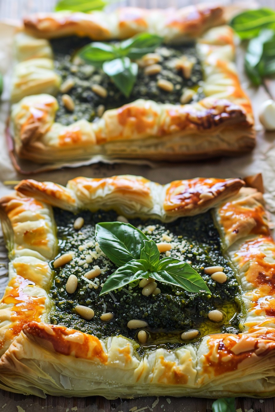 Pesto And Puff Pastry Recipe