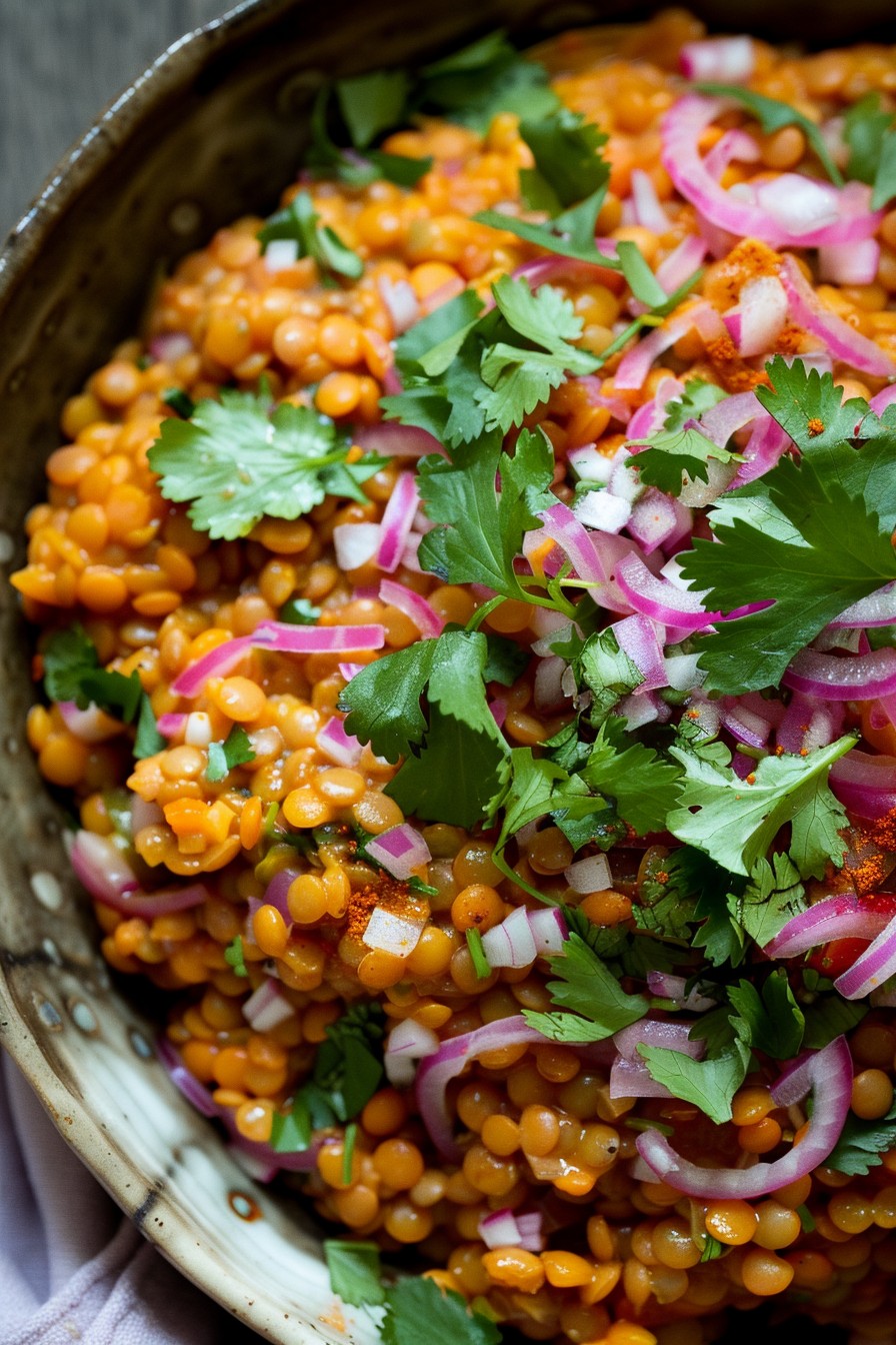 Pink Lentils Recipe