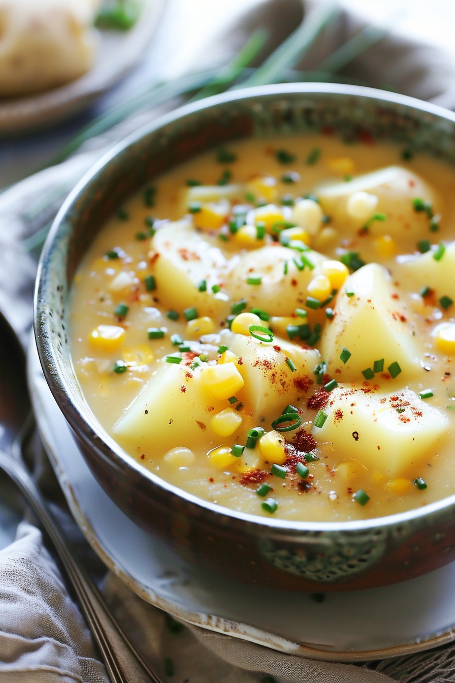 Potato And Corn Soup Recipe