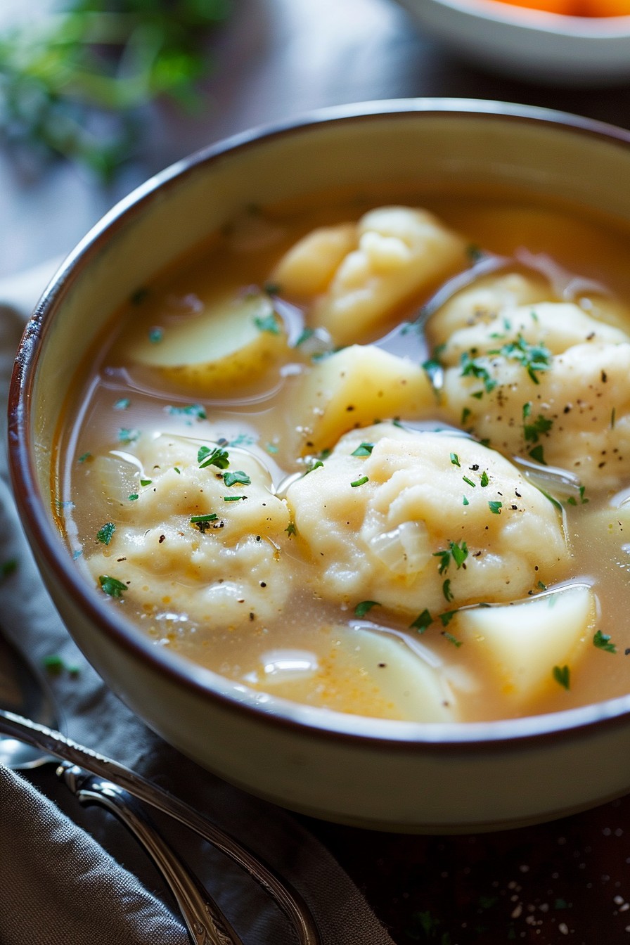 Potato Soup And Dumplings Recipe