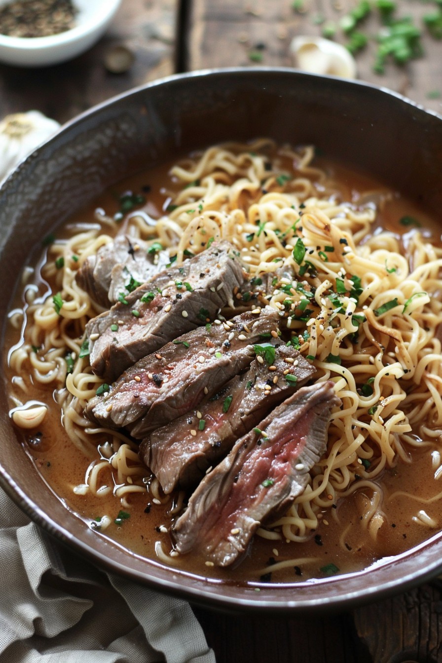 Ramen Steak Recipe