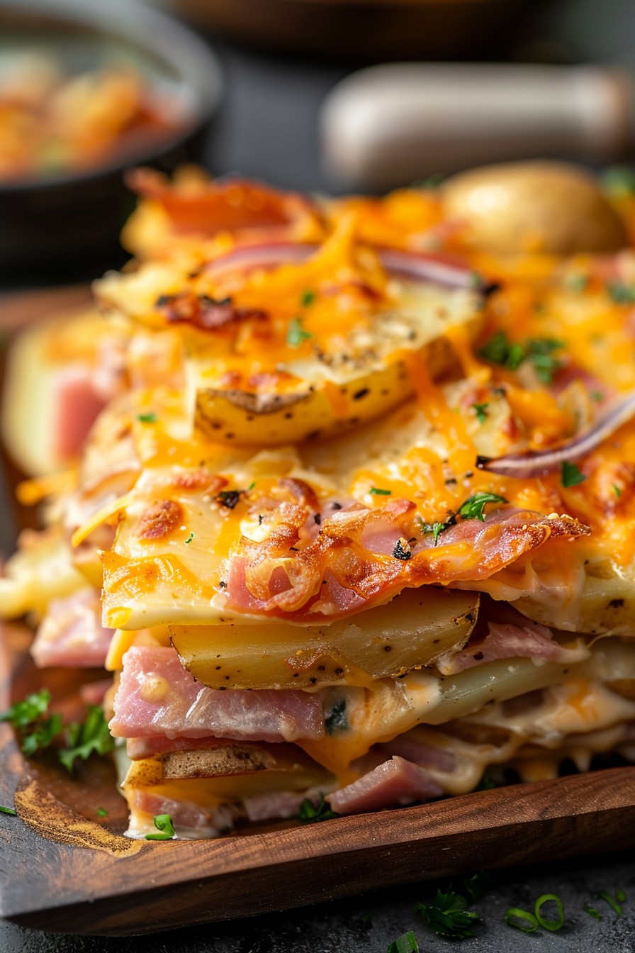 Recipe For Ham Potato Cheese Casserole