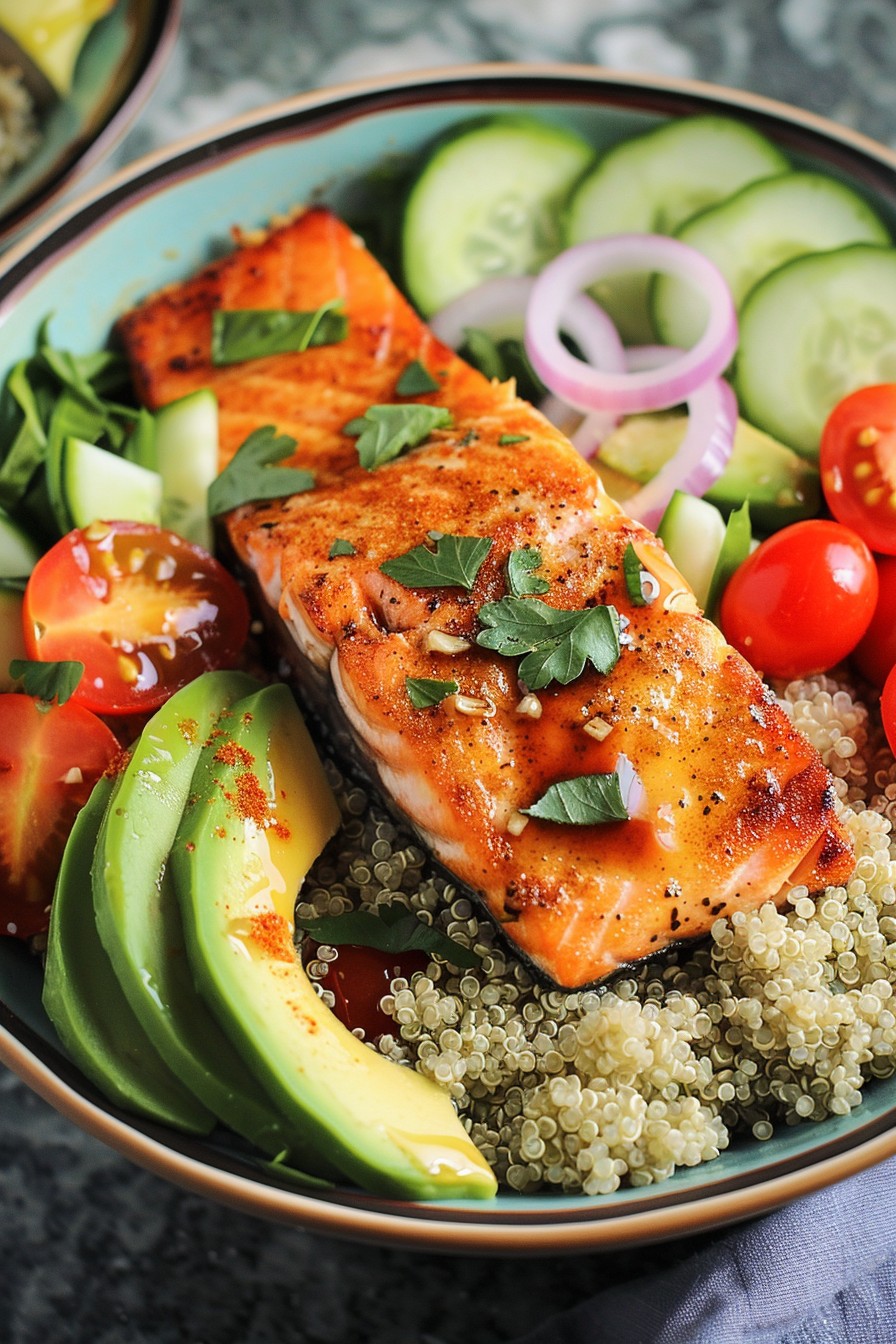 Salmon Bowl Recipe Air Fryer