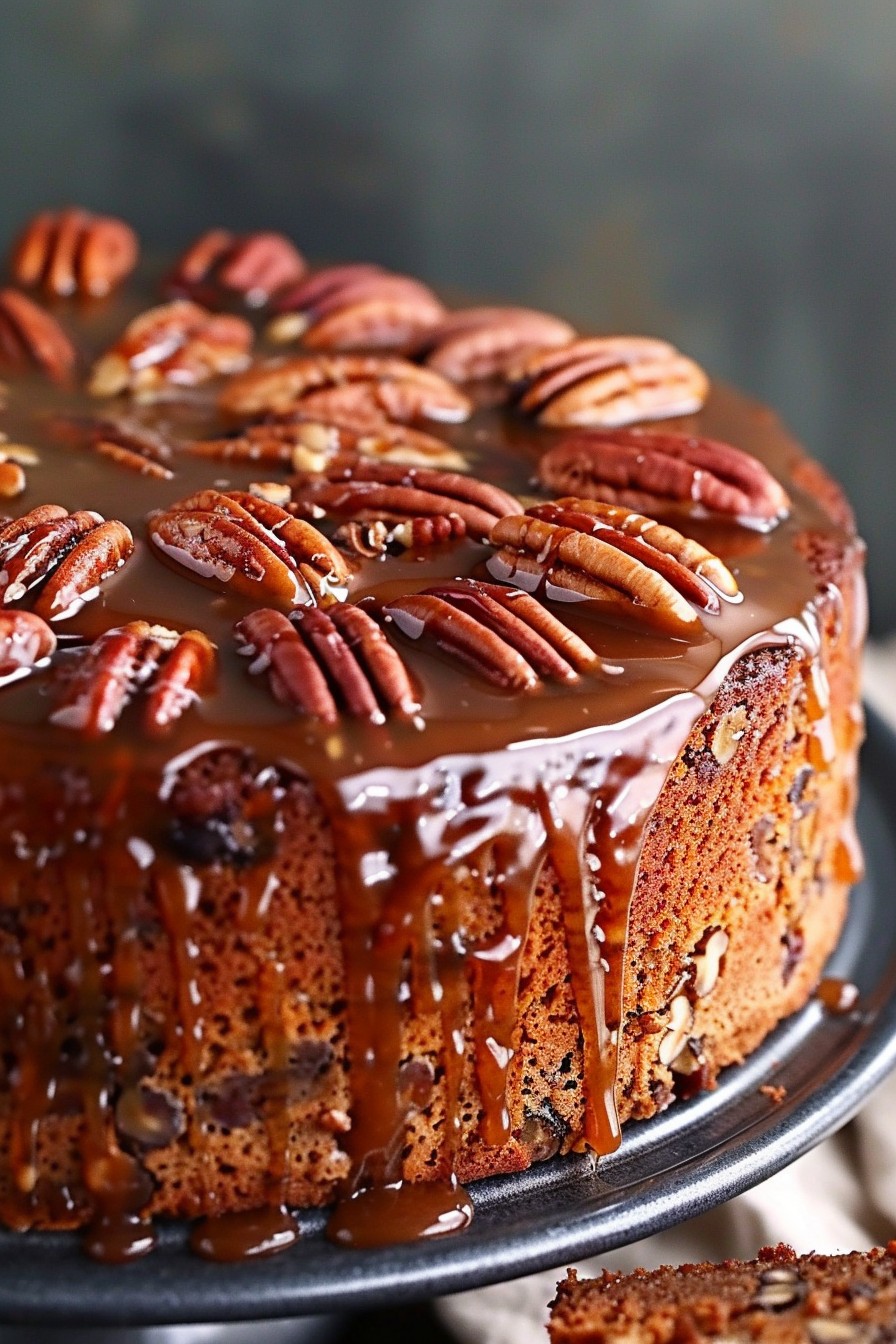 Southern Praline Pecan Cake Recipe