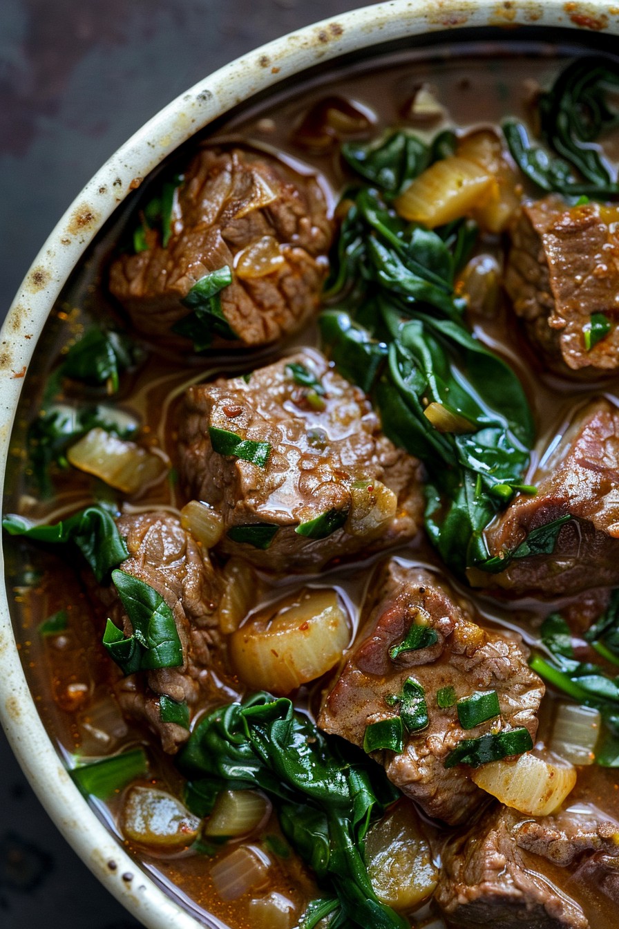 Spinach Beef Recipe