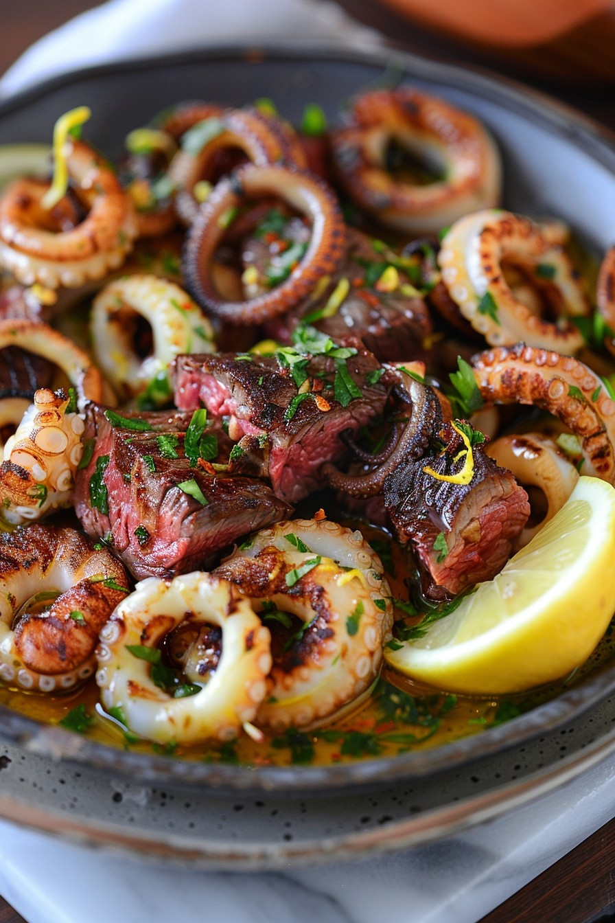 Steak Calamari Recipe