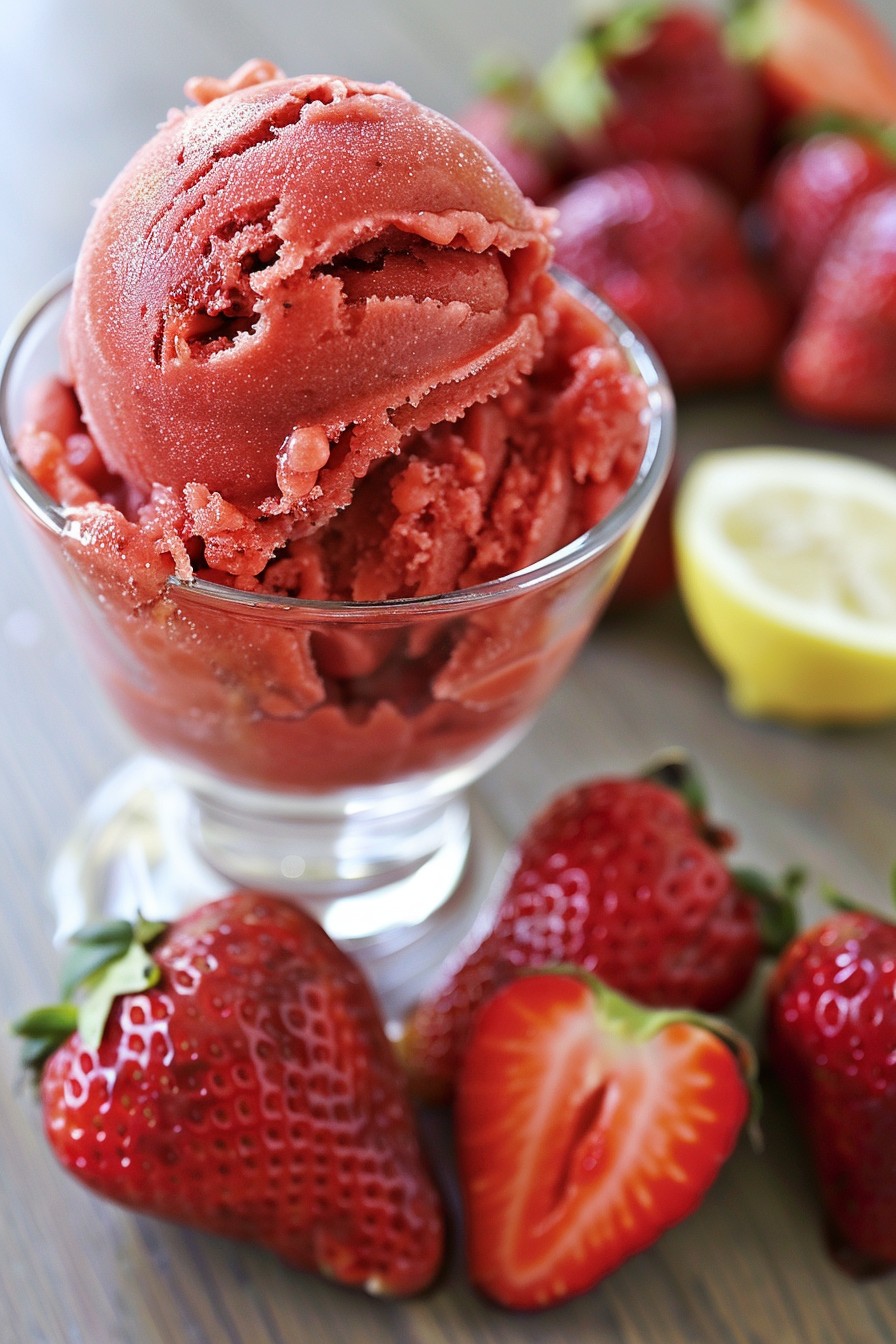 Strawberry Sorbet Recipe For Ice Cream Maker