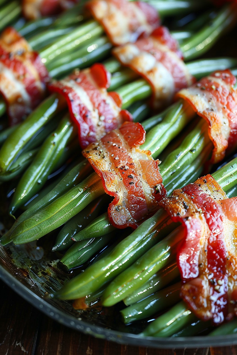 String Beans Wrapped In Bacon Recipe