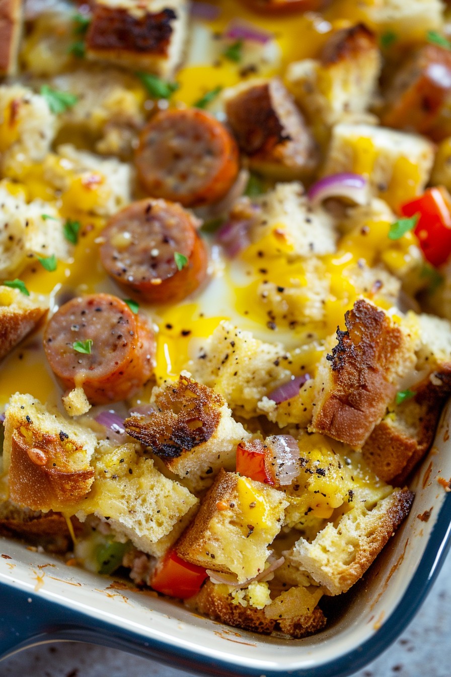 Turkey Sausage Breakfast Casserole Recipe